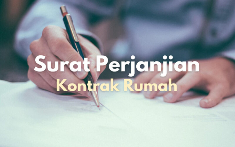 Contoh Surat Perjanjian Kontrak Rumah