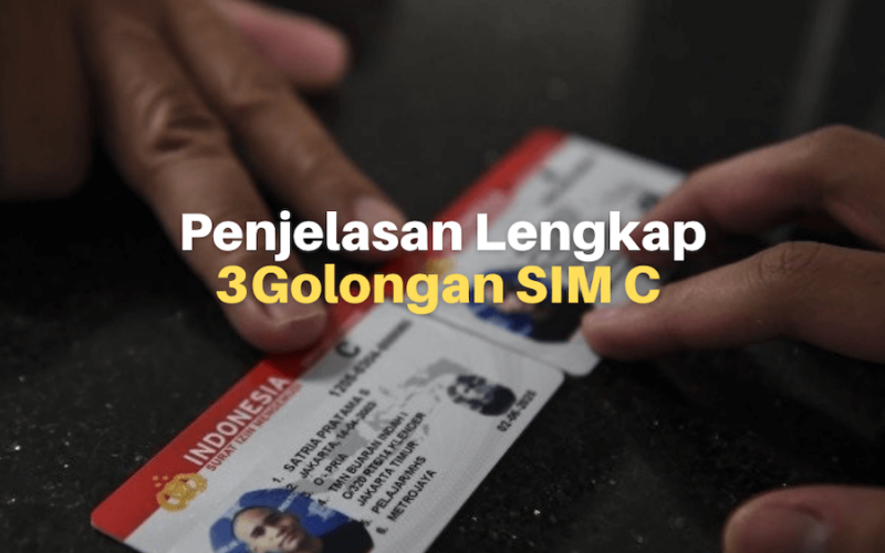 Mengenal 3 Golongan SIM C: Apa Bedanya?
