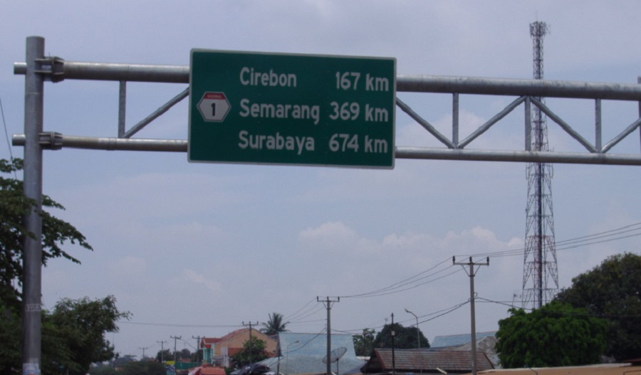 Contoh Gambar Rambu Nomor Rute