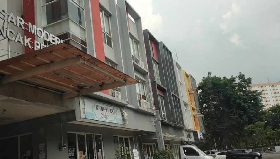 Pintu Masuk Pasar Modern Puncak Permai 