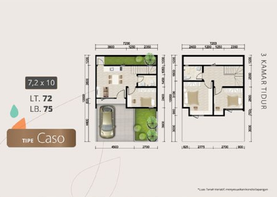 Tipe Bivo Deluxe 7.2 x 10 