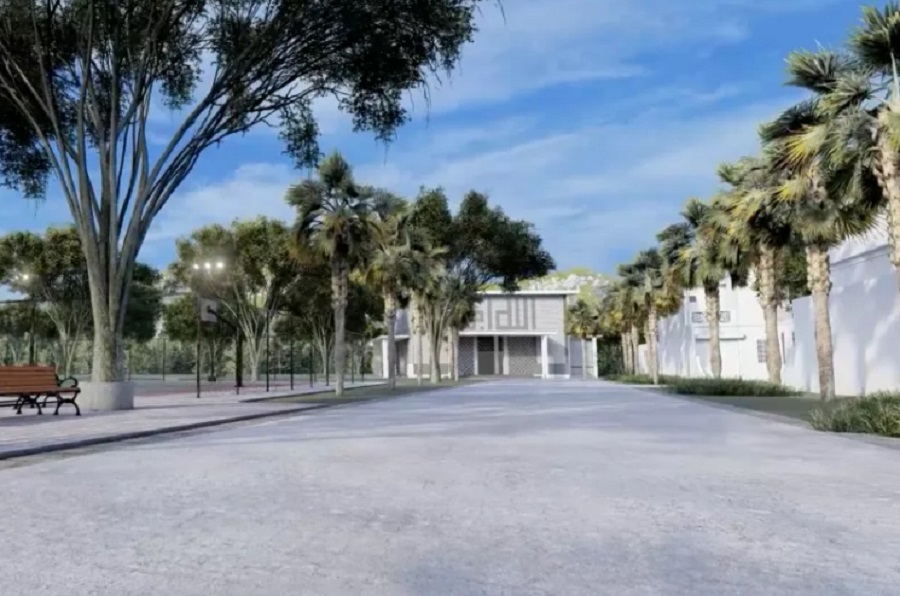 Ruas Jalan di Kompleks Al-Azca Residence Sangat Lebar 
