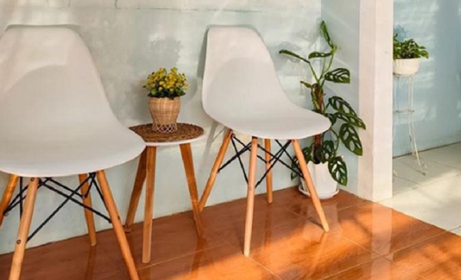 Kombinasi Cokelat dan Broken White 
