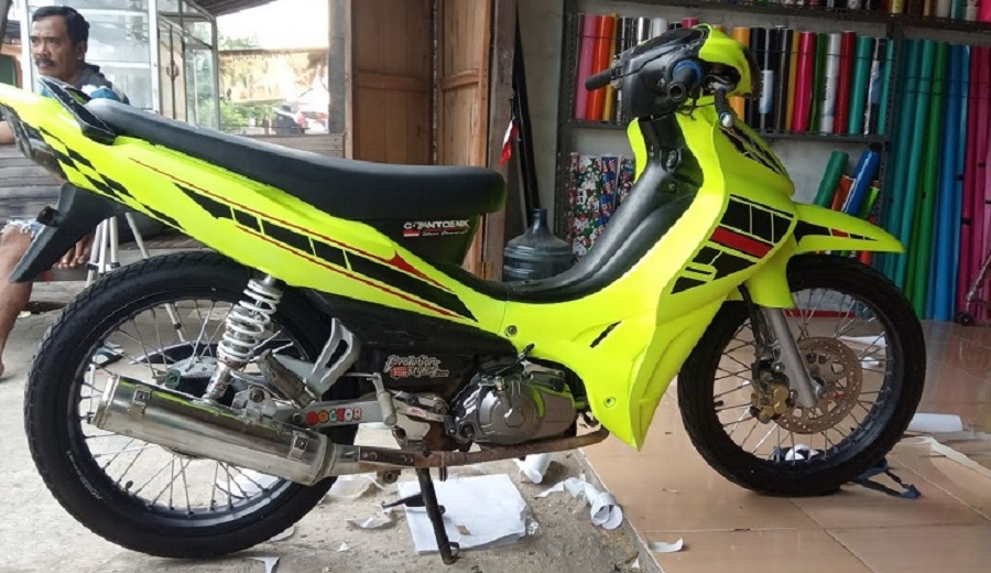 Modifikasi Yamaha Jupiter Z dengan Tema Harian 