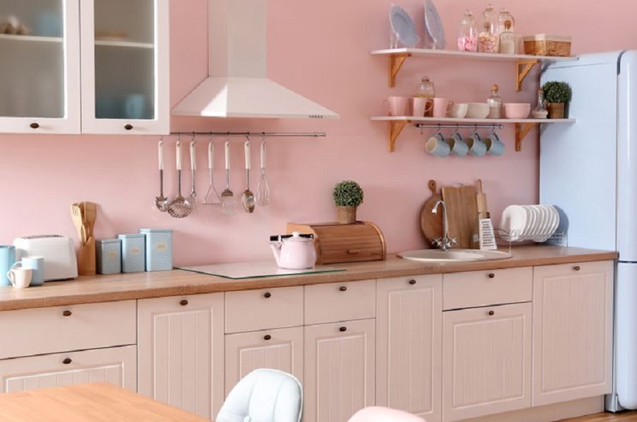 Dapur Bertema Pink
