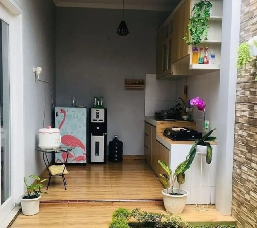 Dapur Lorong untuk Rumah Minimalis 