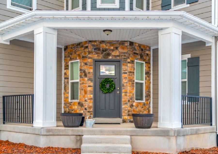 Model Tiang Teras Kotak Segi Enam 