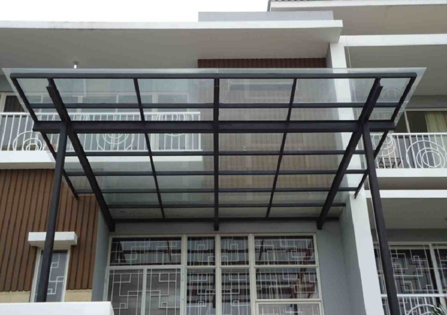 Model Kanopi Minimalis Kaca 