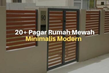 20+ Pagar Rumah Mewah Minimalis Modern Untuk Inspirasi Anda