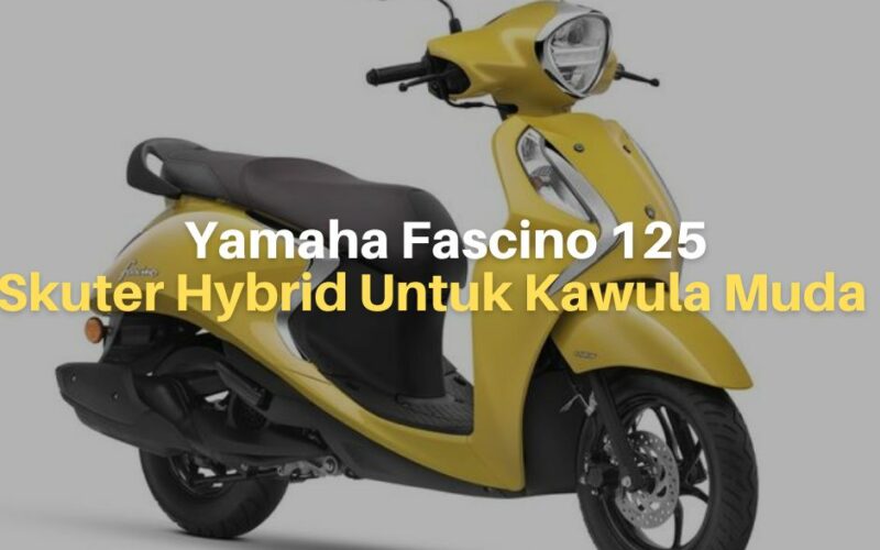 Yamaha Fascino 125, Skuter Hybrid Untuk Kawula Muda