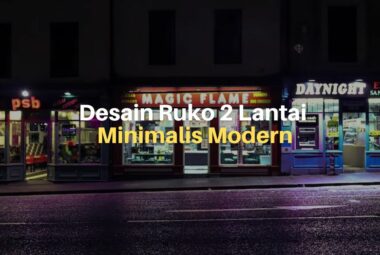 10 Desain Ruko 2 Lantai Minimalis Modern