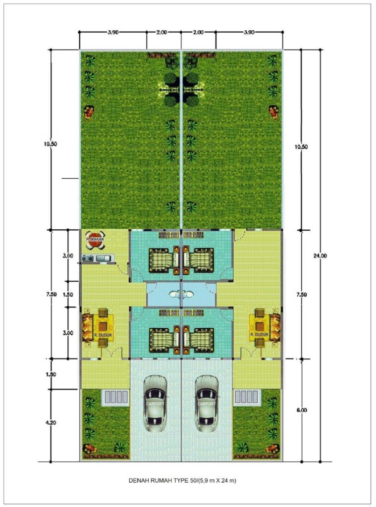 Denah Persegi Panjang 