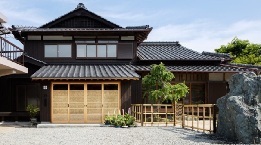 Rumah Bambu Jepang Klasik 