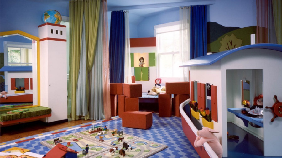 Ruang Bermain Anak Bertema Kapal Laut 