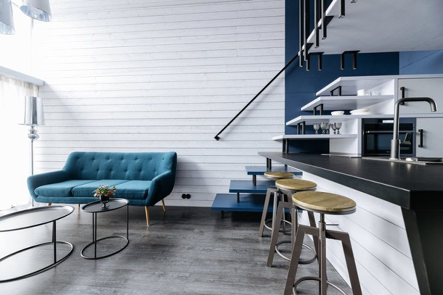 Permainan Warna dan Tekstur untuk Hunian Mungil